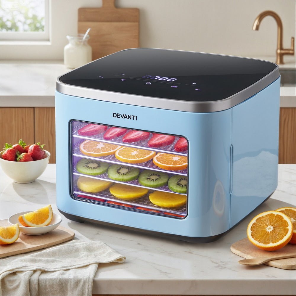 5 Trays Food Dehydrator Mini Fruit Dryer 500W - Appliances > Kitchen Appliances > Food Dehydrators - Rivercity House & Home Co. (ABN 18 642 972 209) - Affordable Modern Furniture Australia