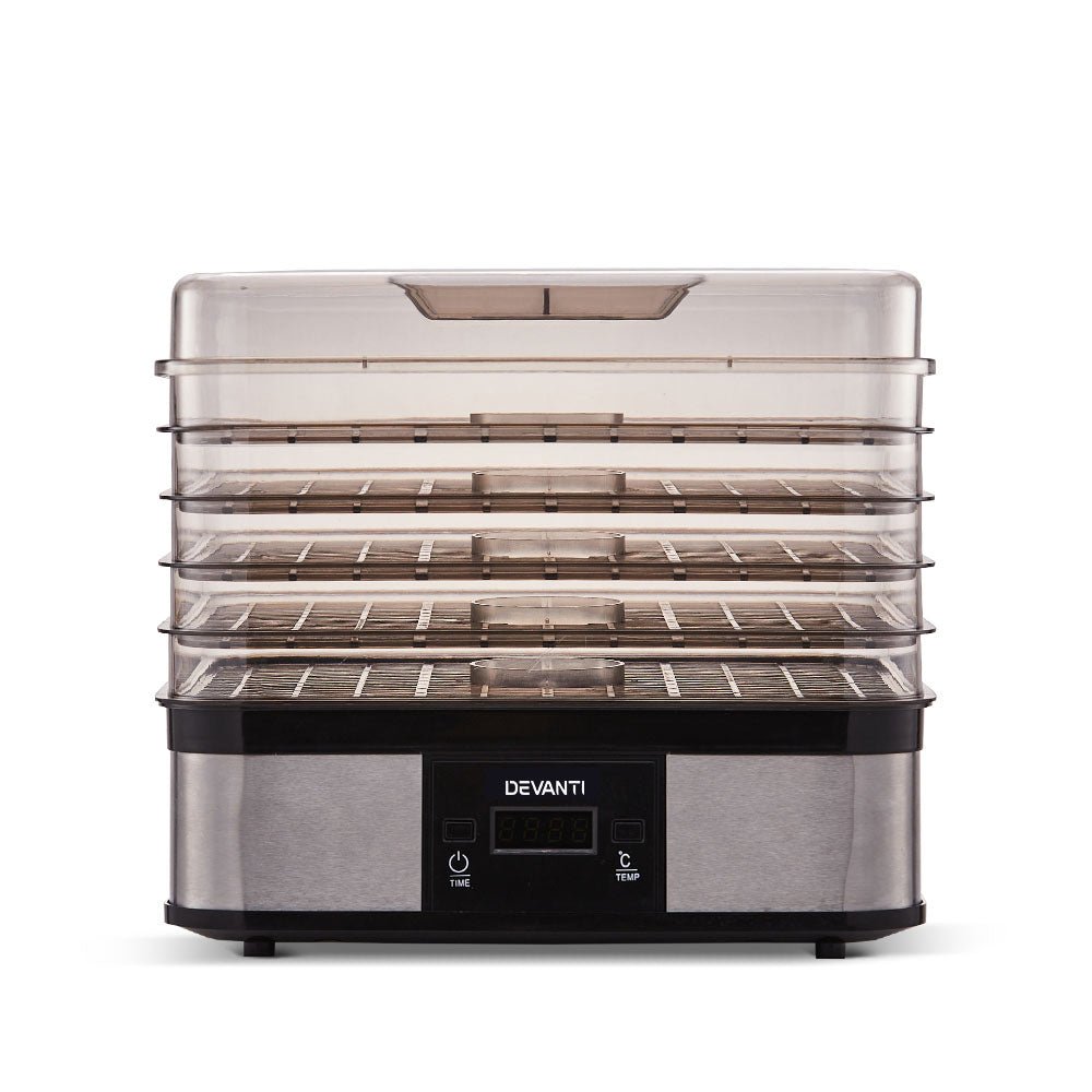 5 Trays Food Dehydrator - Appliances > Kitchen Appliances > Food Dehydrators - Rivercity House & Home Co. (ABN 18 642 972 209) - Affordable Modern Furniture Australia