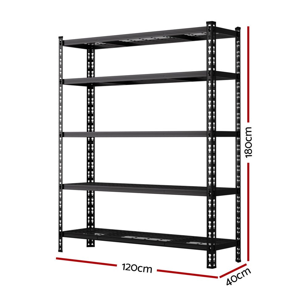 5 x 1.8M Garage Shelving Warehouse Rack - Tools > Tools Storage > Wall Storage Racks - Rivercity House & Home Co. (ABN 18 642 972 209) - Affordable Modern Furniture Australia
