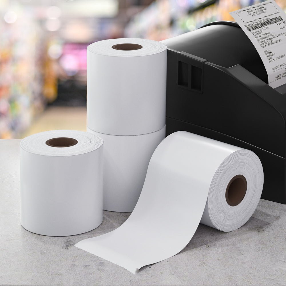 50 Rolls Thermal Label Paper Printer Paper Cash Register POS Receipt Roll - Electronics > Printer Accessories & Supplies - Rivercity House & Home Co. (ABN 18 642 972 209) - Affordable Modern Furniture Australia