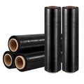 500mm x 400m Stretch Film Pallet Shrink Wrap 5 Rolls Package Use Plastic Black