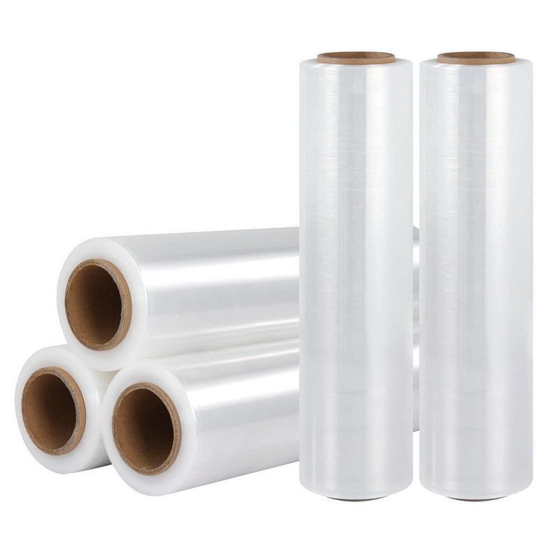 500mm x 400m Stretch Film Pallet Shrink Wrap 5 Rolls Package Use Plastic Clear - Commercial > Packaging - Rivercity House & Home Co. (ABN 18 642 972 209) - Affordable Modern Furniture Australia