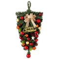 50cm Hanging Christmas Garland with Ornaments and LED Lights - Multi-Coloured