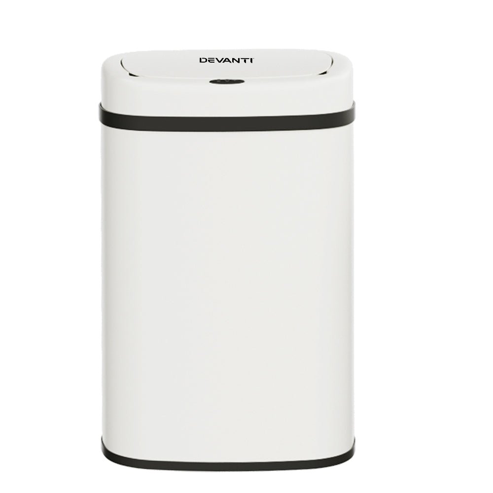 50L Sensor Bin Motion Rubbish Automatic White - Home & Garden > Kitchen Bins > Automatic Bins - Rivercity House & Home Co. (ABN 18 642 972 209) - Affordable Modern Furniture Australia