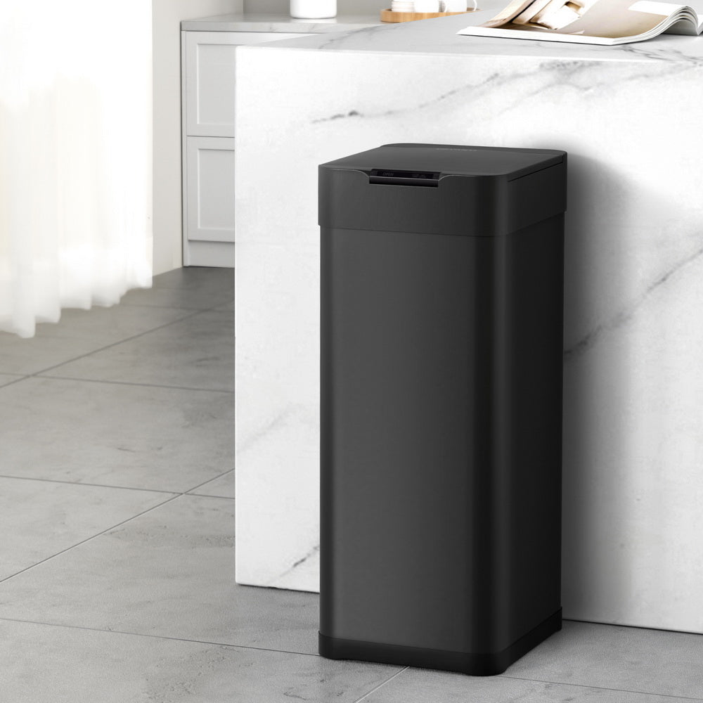50L Sensor Bin Motion Rubbish Bins Kitchen Automatic Trash Can Black - Home & Garden > Kitchen Bins > Automatic Bins - Rivercity House & Home Co. (ABN 18 642 972 209) - Affordable Modern Furniture Australia