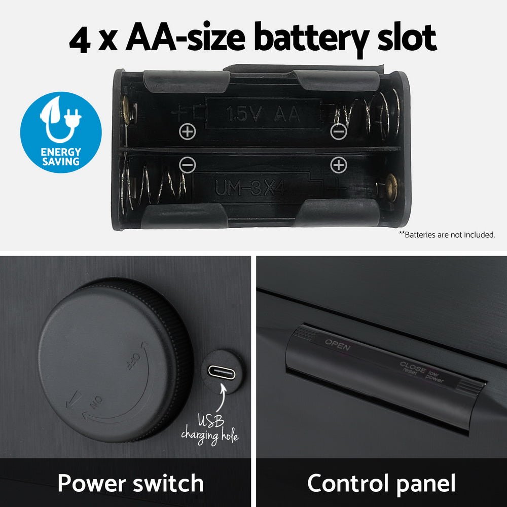 50L Sensor Bin Motion Rubbish Bins Kitchen Automatic Trash Can Black - Home & Garden > Kitchen Bins > Automatic Bins - Rivercity House & Home Co. (ABN 18 642 972 209) - Affordable Modern Furniture Australia