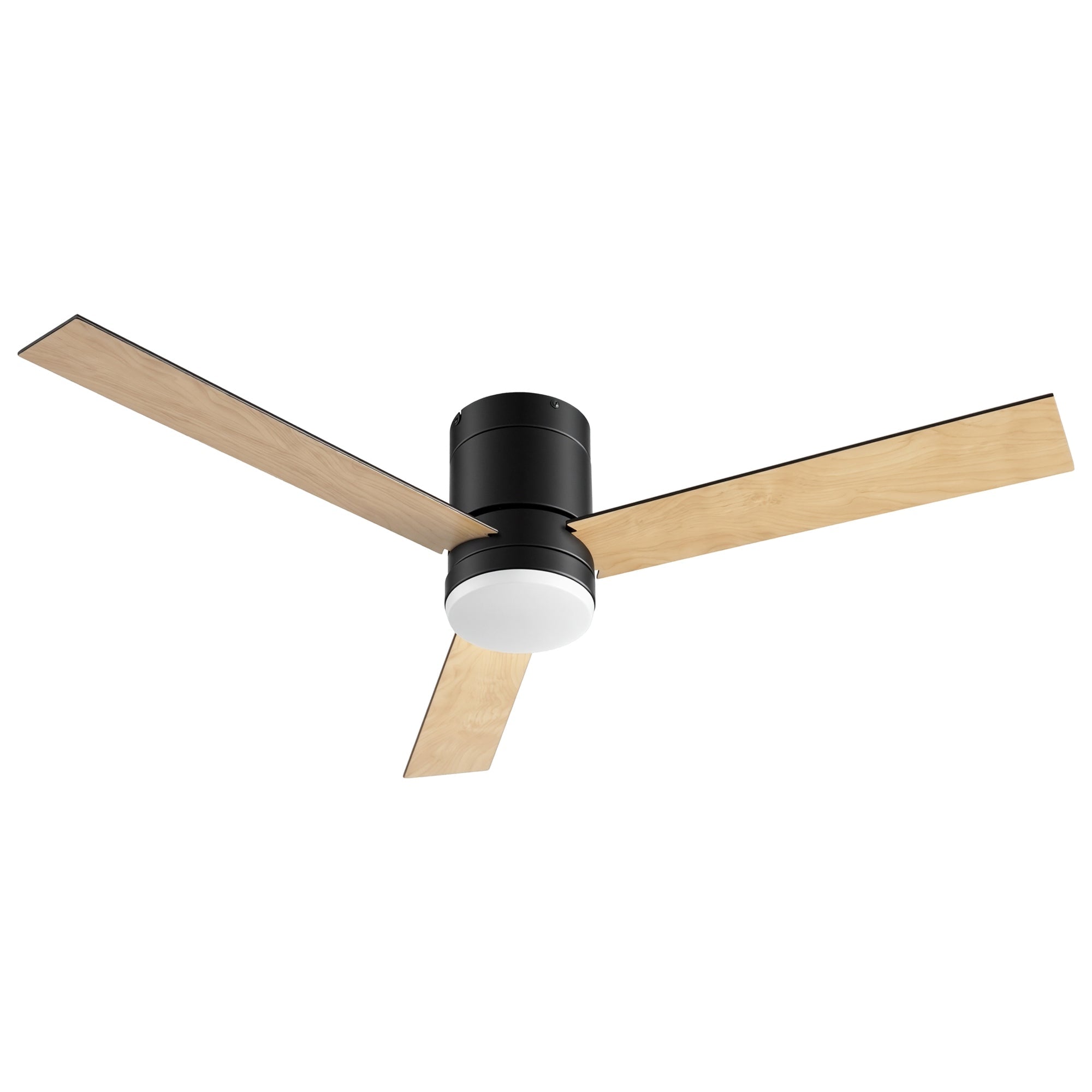 52'' Ceiling Fan 3 Blades Double - sided DC Motor w/Light w/Remote Light Wood and bLack - Appliances > Fans > Ceiling Fans - Rivercity House & Home Co. (ABN 18 642 972 209) - Affordable Modern Furniture Australia