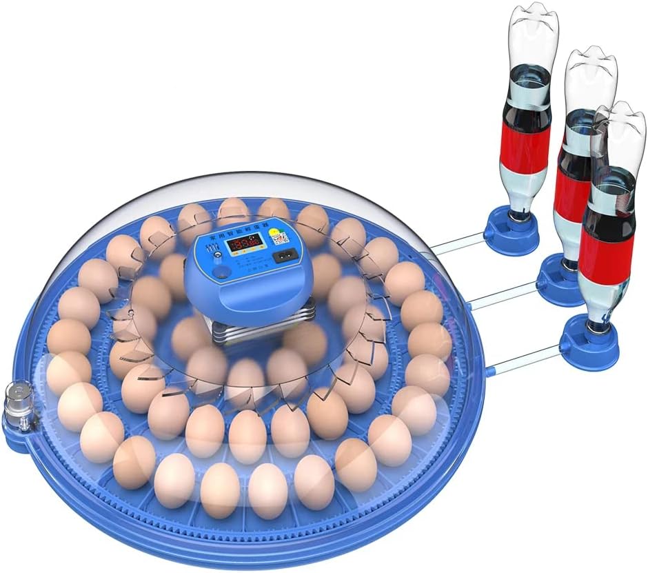 52 Egg Incubator with Automatic Turning, LED Display, Humidity & Temperature Control, Auto Water System, Built - in Egg Candler - Black - Appliances > Aroma Diffusers & Humidifiers > Humidifiers - Rivercity House & Home Co. (ABN 18 642 972 209) - Affordable Modern Furniture Australia