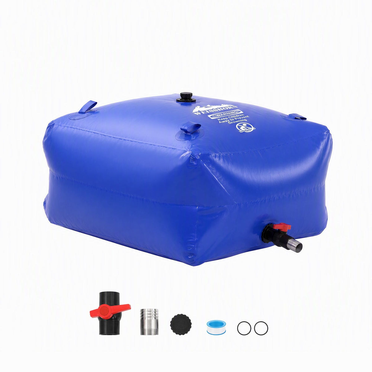 540L Portable Water Bladder Storage Tank for Camping Outdoor - Blue - Outdoor Recreation > Camping > Camping Appliances - Rivercity House & Home Co. (ABN 18 642 972 209) - Affordable Modern Furniture Australia