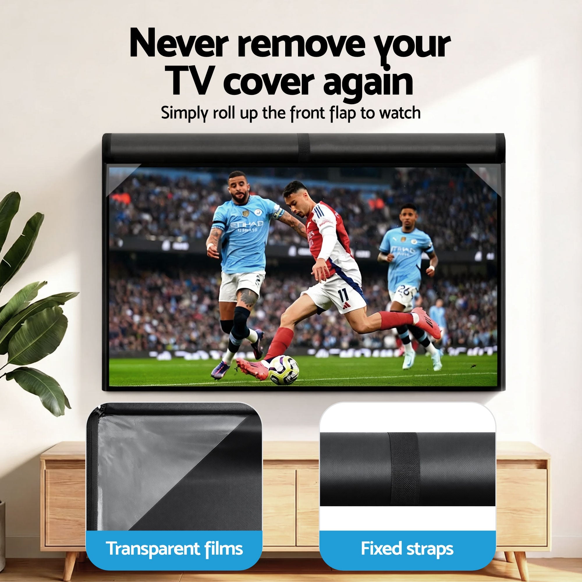 55 - 58 Inch TV Cover Waterproof Outdoor Patio Flat Television Protector - Appliances > TV > TVs & Accessories - Rivercity House & Home Co. (ABN 18 642 972 209) - Affordable Modern Furniture Australia