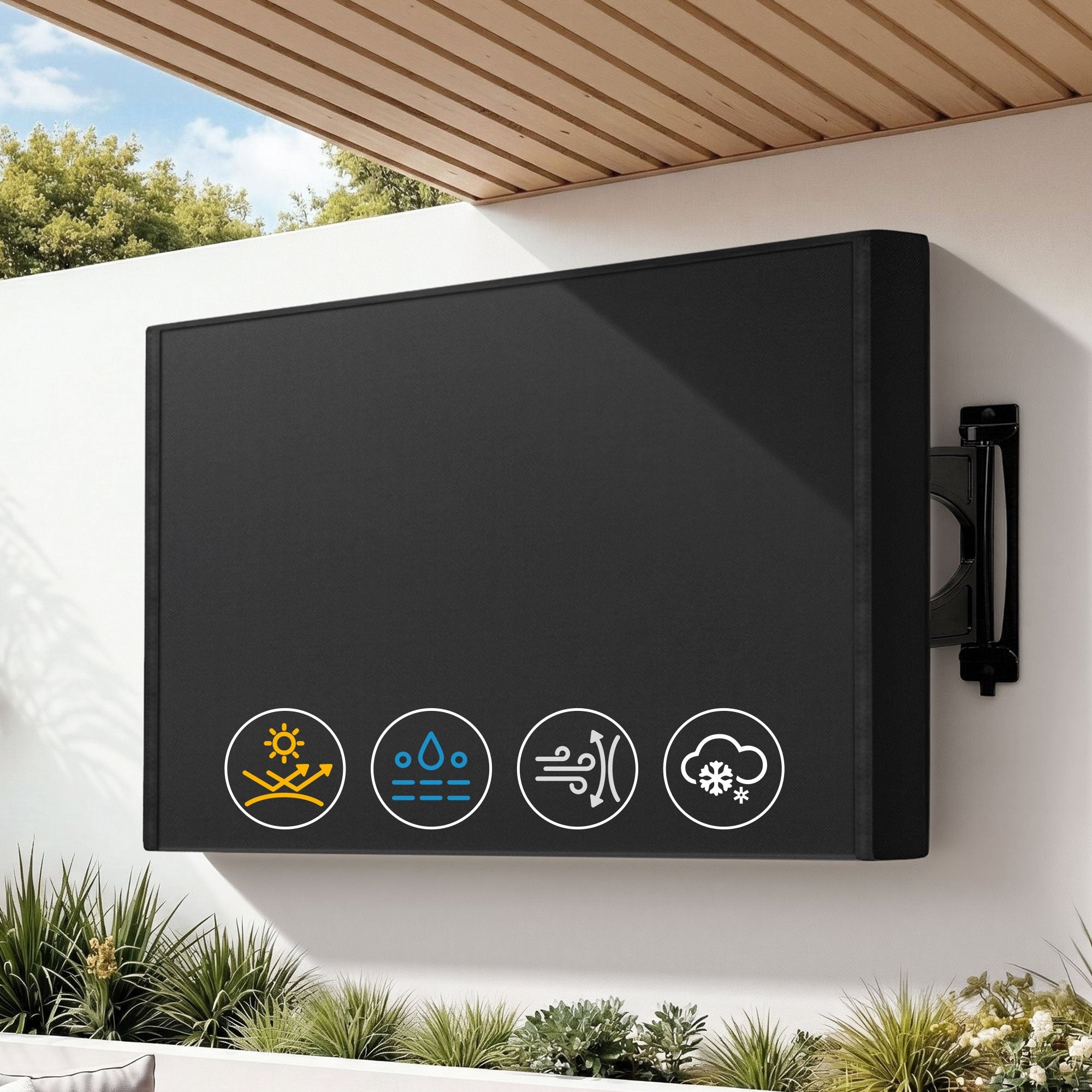 55 - 58 Inch TV Cover Waterproof Outdoor Patio Flat Television Protector - Appliances > TV > TVs & Accessories - Rivercity House & Home Co. (ABN 18 642 972 209) - Affordable Modern Furniture Australia