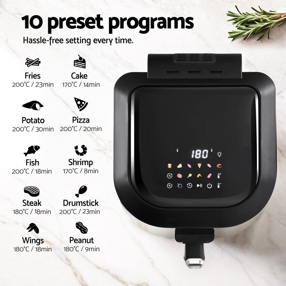 5.5L Air Fryer & Grill LCD Fryers 1500W - Appliances > Kitchen Appliances > Air Fryers - Rivercity House & Home Co. (ABN 18 642 972 209) - Affordable Modern Furniture Australia