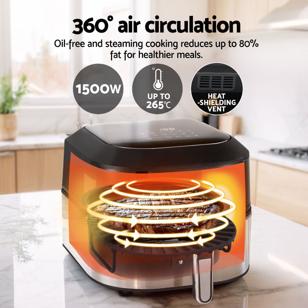 5.5L Air Fryer & Grill LCD Fryers 1500W - Appliances > Kitchen Appliances > Air Fryers - Rivercity House & Home Co. (ABN 18 642 972 209) - Affordable Modern Furniture Australia