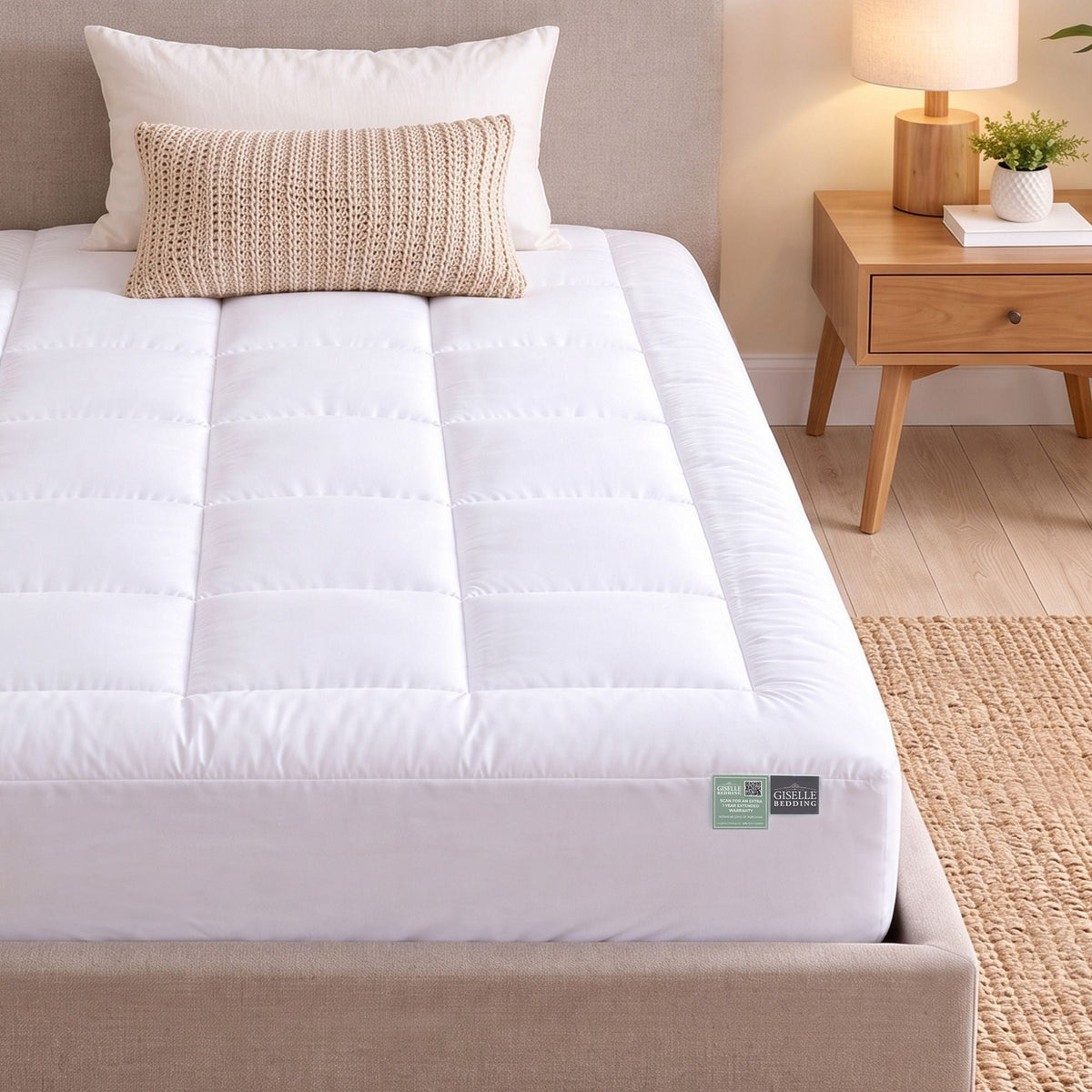 5cm King Single Memory Foam Mattress Topper Pillow Top with Gel Foam - Furniture > Mattresses > Mattress Toppers - Rivercity House & Home Co. (ABN 18 642 972 209) - Affordable Modern Furniture Australia