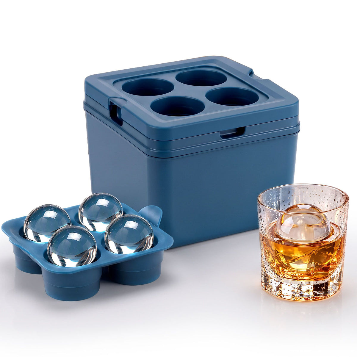 5cm Large Clear Ice Sphere Mold Tray for Whiskey - Home & Garden > Kitchenware > Kitchen Utensils - Rivercity House & Home Co. (ABN 18 642 972 209) - Affordable Modern Furniture Australia