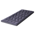 5cm Bamboo Charcoal Pillowtop Mattress Topper Single - Charcoal