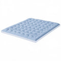 5cm Double-Sided Pillowtop Mattress Topper King - Blue & White