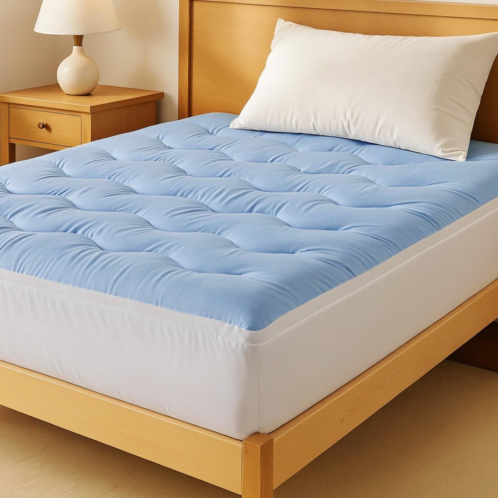 5cm Mattress Topper Pillowtop toppers Double - Sided King Single - Furniture > Mattresses > Mattress Toppers - Rivercity House & Home Co. (ABN 18 642 972 209) - Affordable Modern Furniture Australia