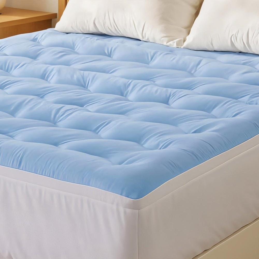 5cm Mattress Topper Pillowtop toppers Double - Sided Queen - Furniture > Mattresses > Mattress Toppers - Rivercity House & Home Co. (ABN 18 642 972 209) - Affordable Modern Furniture Australia