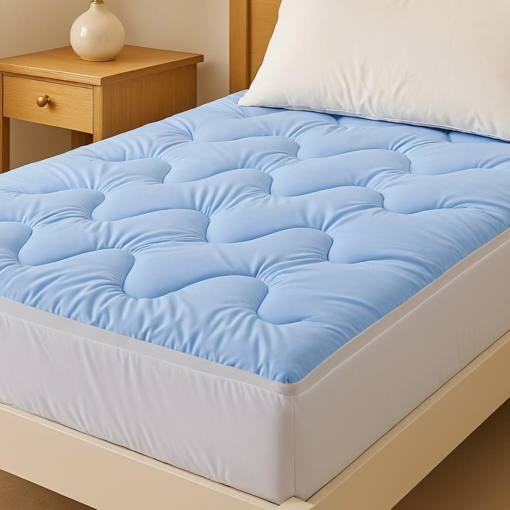 5cm Mattress Topper Pillowtop toppers Double - Sided Single - Furniture > Mattresses > Mattress Toppers - Rivercity House & Home Co. (ABN 18 642 972 209) - Affordable Modern Furniture Australia