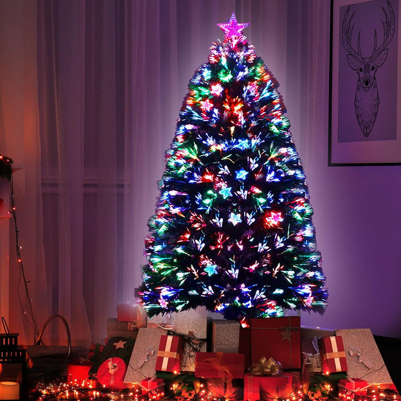 5FT LED Christmas Tree Fibre Optic Multi Colour Lights - Rivercity House & Home Co. (ABN 18 642 972 209) - Affordable Modern Furniture Australia