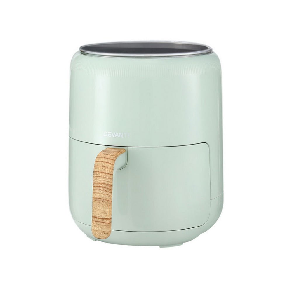 5L Air Fryer Touch Control 1700W Green - Appliances > Kitchen Appliances > Air Fryers - Rivercity House & Home Co. (ABN 18 642 972 209) - Affordable Modern Furniture Australia