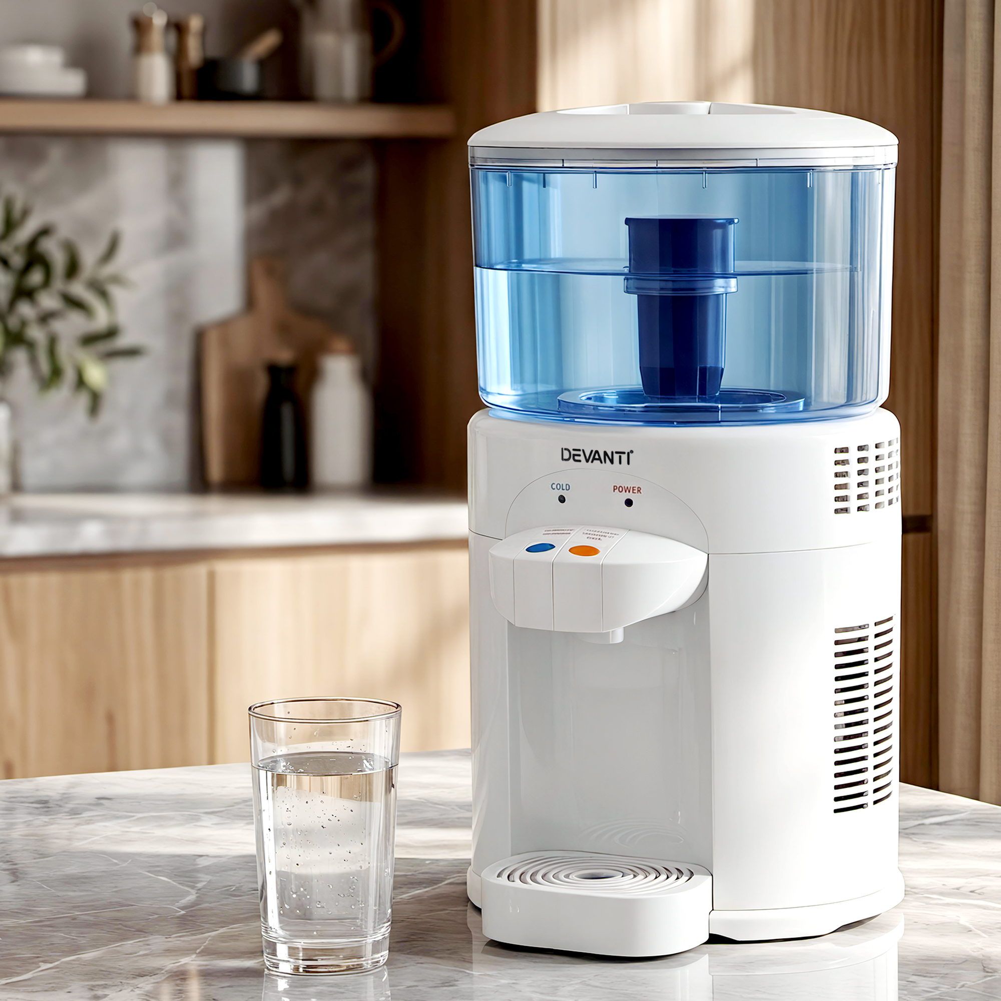 5L Bench Top Water Cooler Dispenser with Filter 2 Taps Countertop Water Purifier - Appliances > Kitchen Appliances > Water Dispensers - Rivercity House & Home Co. (ABN 18 642 972 209) - Affordable Modern Furniture Australia