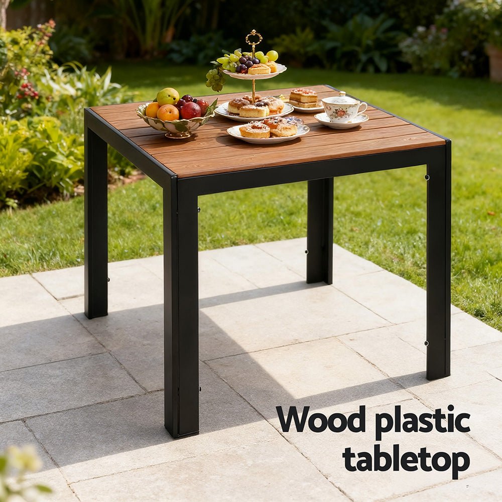 5PCS Outdoor Dining Set Table and Chairs Patio Garden Furniture Bistro Set - Furniture > Dining > Dining Set - Rivercity House & Home Co. (ABN 18 642 972 209) - Affordable Modern Furniture Australia