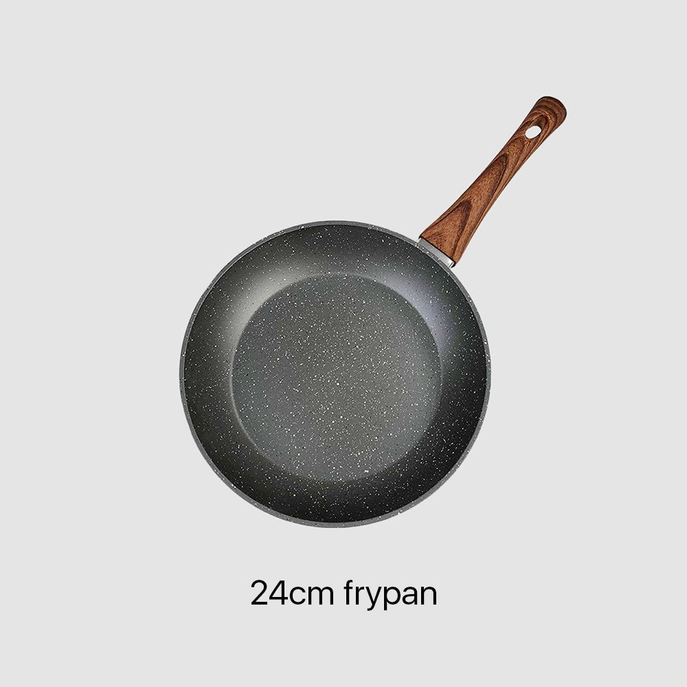 5Pieces Non - Stick Marble Coating Saucepan/Casserole/Fry Pan Cookware Set - Home & Garden > Kitchenware > Skillets & Frying Pans - Rivercity House & Home Co. (ABN 18 642 972 209) - Affordable Modern Furniture Australia