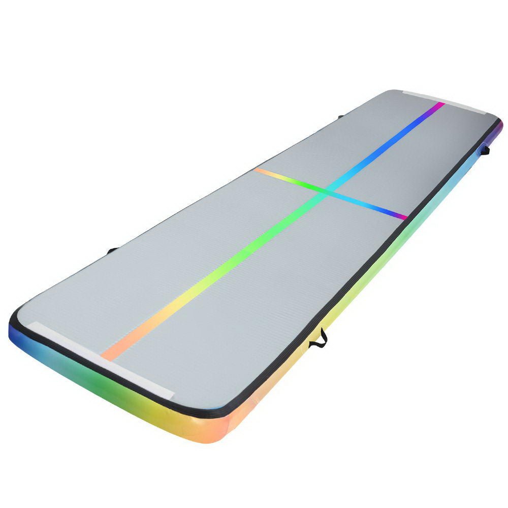 5x1m Inflatable Air Track Tumbling Mat for Gymnastics and Yoga - Multi-colour - Sports & Fitness > Exercise, Gym & Fitness > Gymnastics - Rivercity House & Home Co. (ABN 18 642 972 209) - Affordable Modern Furniture Australia