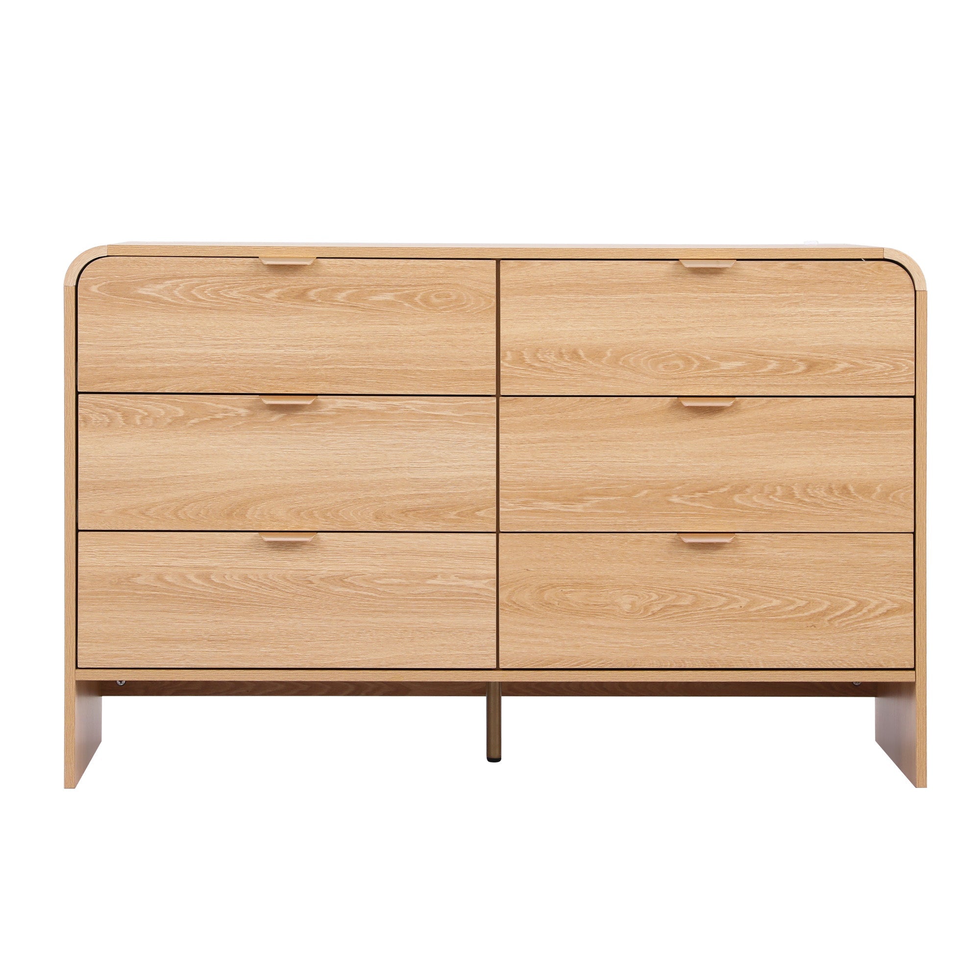 6 - Drawer Chest of Drawers Dresser Cabinet - Pine - Furniture > Bedroom > Dressers - Rivercity House & Home Co. (ABN 18 642 972 209) - Affordable Modern Furniture Australia