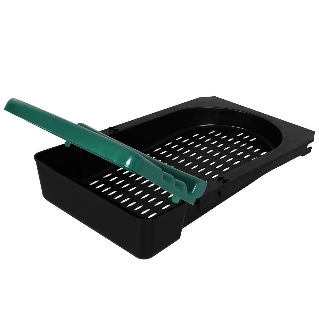 6 - Hole Chicken Egg Nesting Box with Galvanized Steel Hutch - Green - Rivercity House & Home Co. (ABN 18 642 972 209) - Affordable Modern Furniture Australia