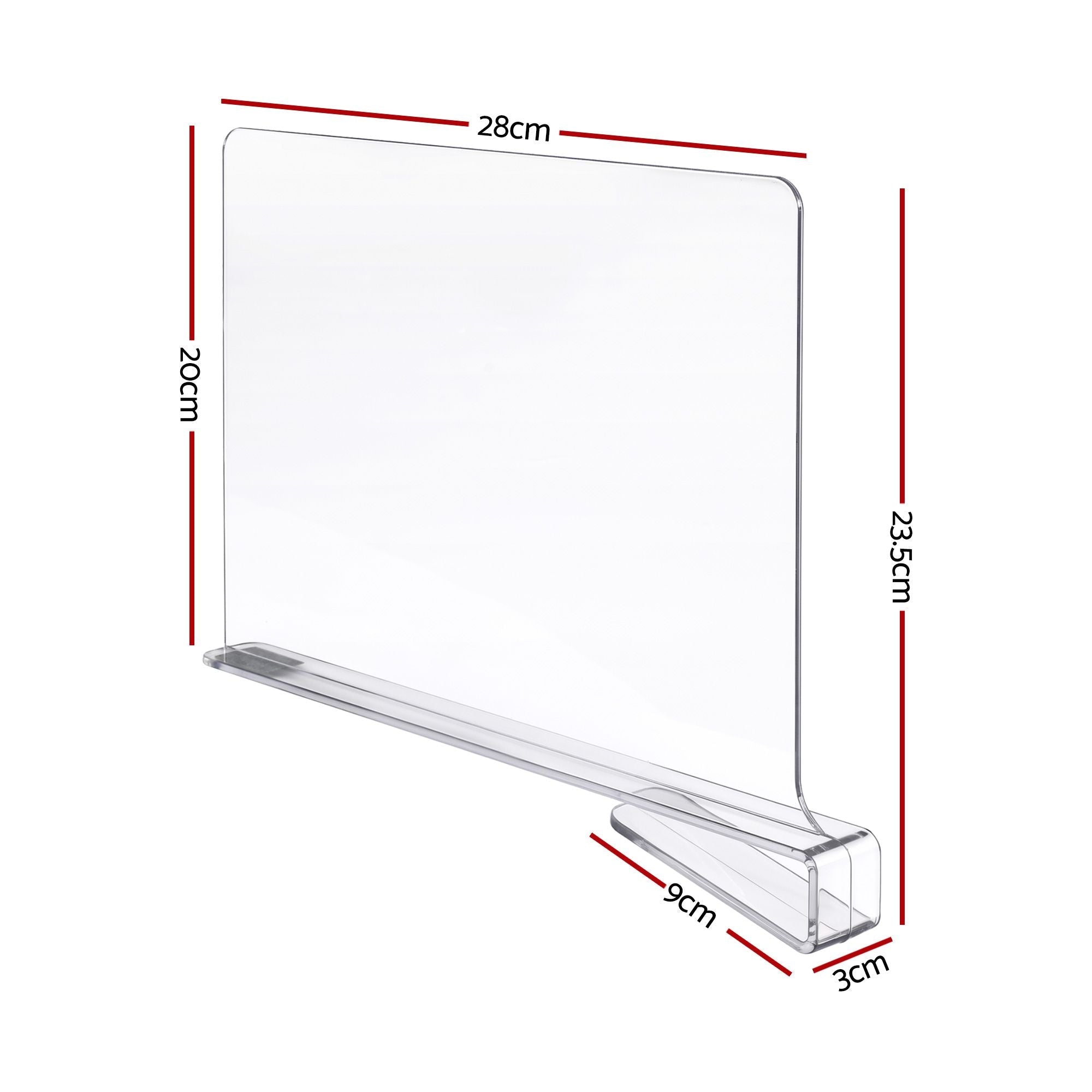 6 Pack Closet Organizers and Storage Clear Shelf Dividers - Health & Beauty > Personal Care > Deodorants & Anti-Perspirants - Rivercity House & Home Co. (ABN 18 642 972 209) - Affordable Modern Furniture Australia