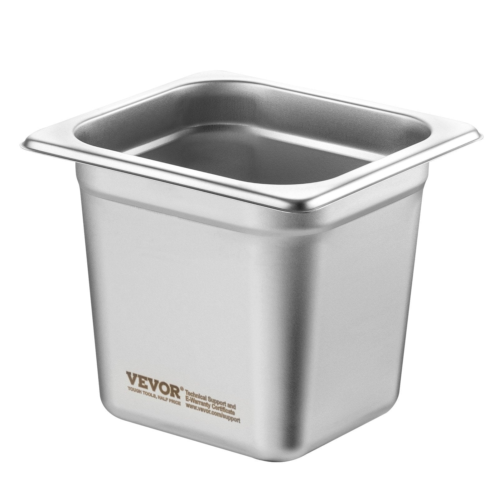 6 Pack Hotel Pans, 1/6 Size Anti - Jam Steam Pan, 0.8mm Thick Stainless Steel Restaurant Steam Table Pan, 6 - Inch Deep Commercial Table Pan, Catering Storage Food Pan, for Industrial & Scientific - Home & Garden > Kitchenware > Food Storage - Rivercity House & Home Co. (ABN 18 642 972 209) - Affordable Modern Furniture Australia