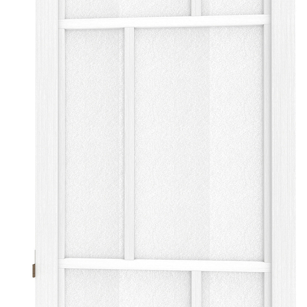 6 Panel 170cm Freestanding Room Divider Folding Screen - White - Rivercity House & Home Co. (ABN 18 642 972 209) - Affordable Modern Furniture Australia