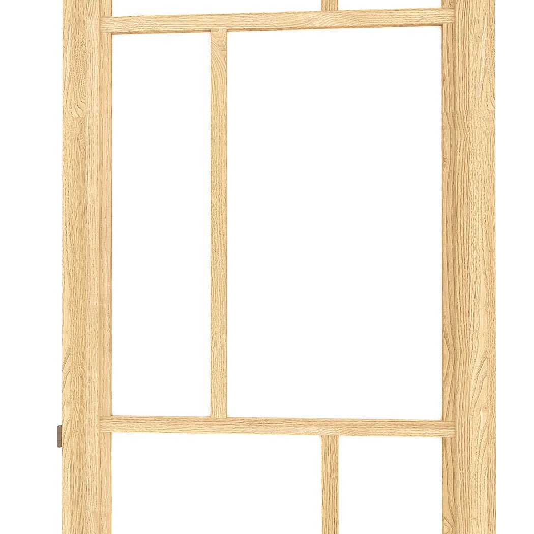 6 Panel 170cm Freestanding Room Divider Screen - Natural - Rivercity House & Home Co. (ABN 18 642 972 209) - Affordable Modern Furniture Australia