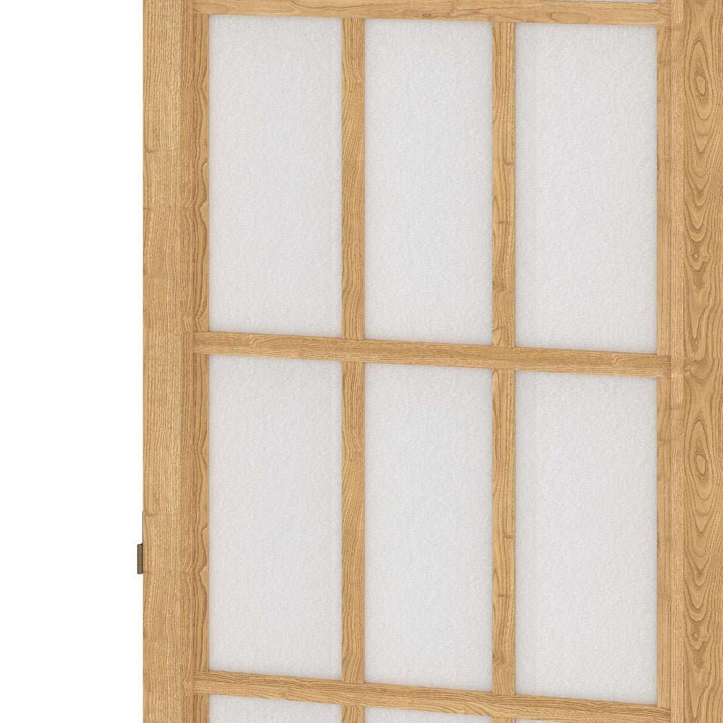 6 Panel 170cm Freestanding Room Divider Screen - Natural - Rivercity House & Home Co. (ABN 18 642 972 209) - Affordable Modern Furniture Australia
