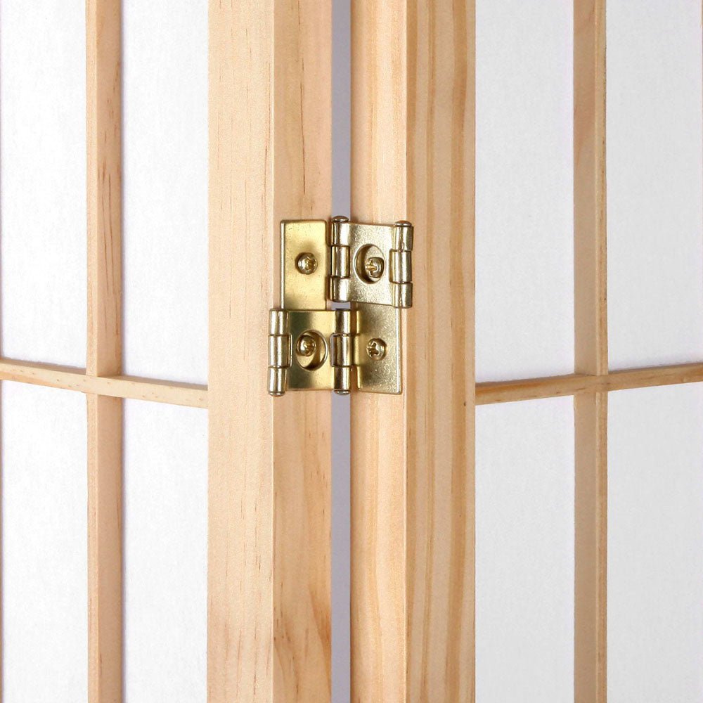 6 Panel Room Divider Screen 261x179cm - Natural - Furniture > Bedroom > Room Dividers - Rivercity House & Home Co. (ABN 18 642 972 209) - Affordable Modern Furniture Australia