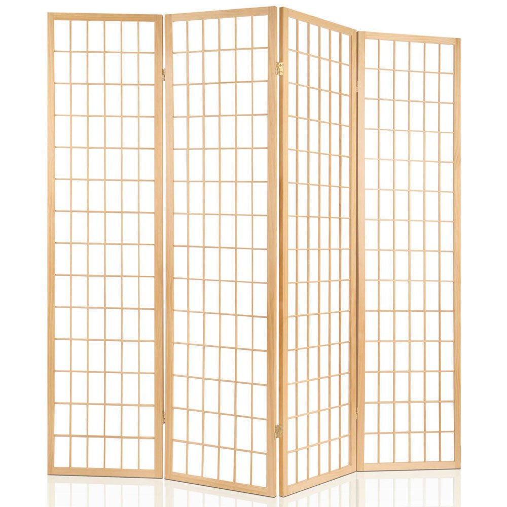 6 Panel Room Divider Screen 261x179cm - Natural - Furniture > Bedroom > Room Dividers - Rivercity House & Home Co. (ABN 18 642 972 209) - Affordable Modern Furniture Australia