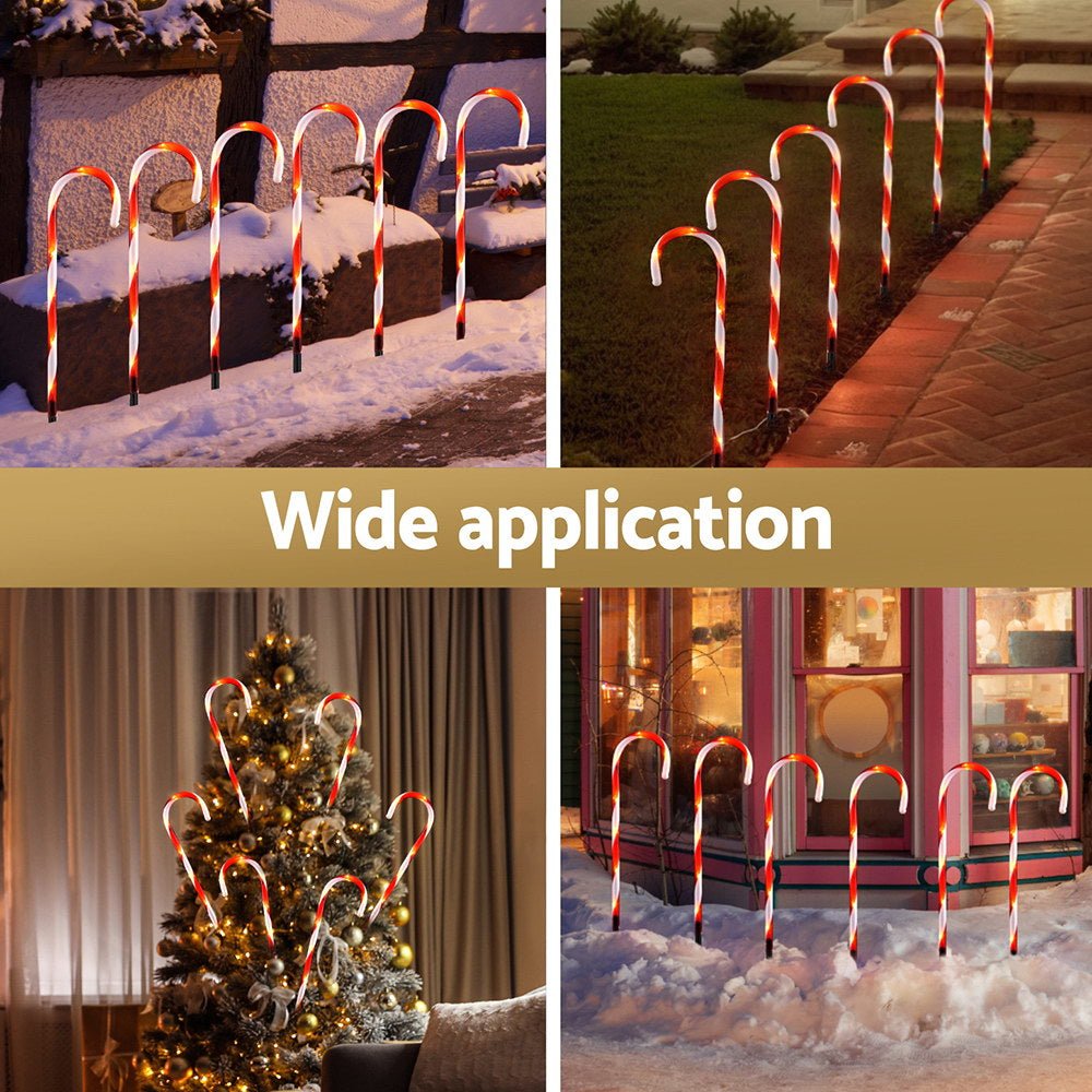 6 PCS Christmas Lights Path Ground Light Garden Decorations 42 LED - Occasions > Christmas > Outdoor Decorations & Lights - Rivercity House & Home Co. (ABN 18 642 972 209) - Affordable Modern Furniture Australia