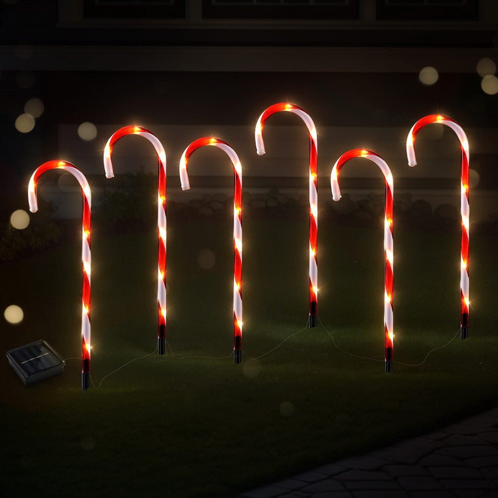 6 PCS Christmas Lights Path Ground Light Garden Decorations 42 LED - Occasions > Christmas > Outdoor Decorations & Lights - Rivercity House & Home Co. (ABN 18 642 972 209) - Affordable Modern Furniture Australia