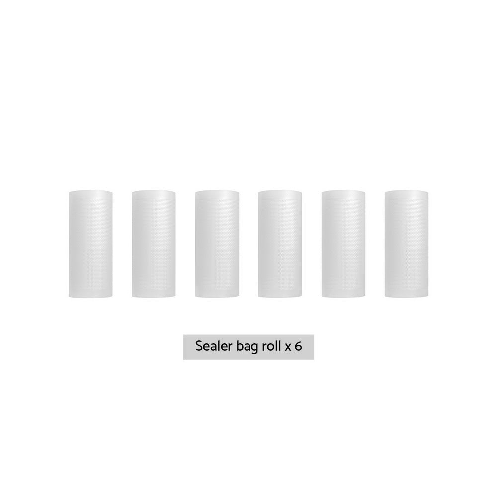 6 Rolls Food Vacuum Sealer Bags Storage Saver Heat Sealing Bag Pack 15CMX6M - Appliances > Kitchen Appliances - Rivercity House & Home Co. (ABN 18 642 972 209) - Affordable Modern Furniture Australia
