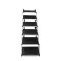 6-Step Adjustable Height Dog Ramp - Black
