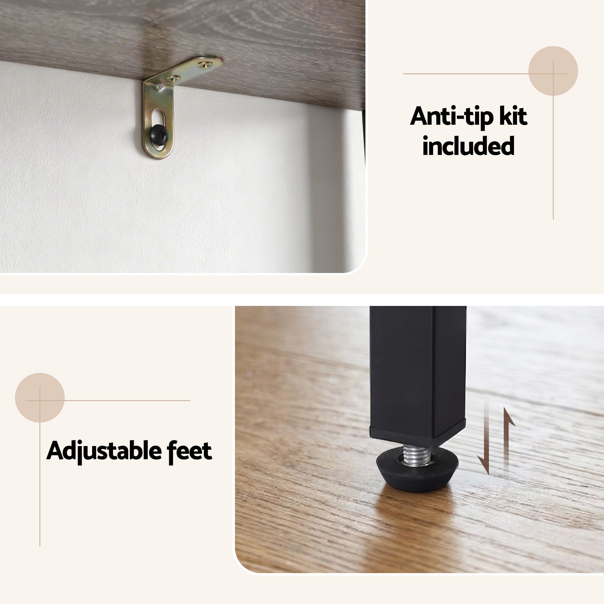 6 Tiers Bookshelf Corner Shelf Bookcase Display Shelves Oak - Furniture > Living Room > Bookcases & Shelves - Rivercity House & Home Co. (ABN 18 642 972 209) - Affordable Modern Furniture Australia