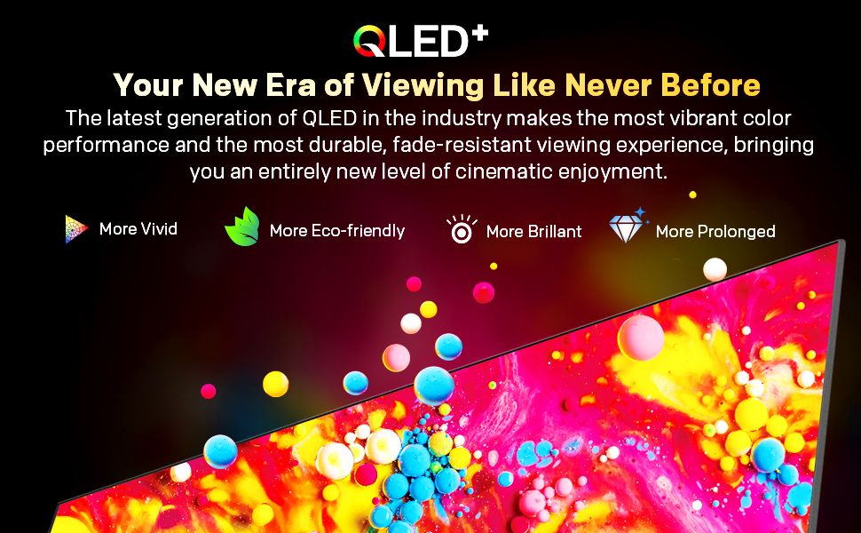 60" QLED+ 4K Smart Google TV with Gen 5 Quantum Dot, 120Hz, AI Picture, Dolby Audio, Voice Control, HDR - Appliances > TV > TVs & Accessories - Rivercity House & Home Co. (ABN 18 642 972 209) - Affordable Modern Furniture Australia