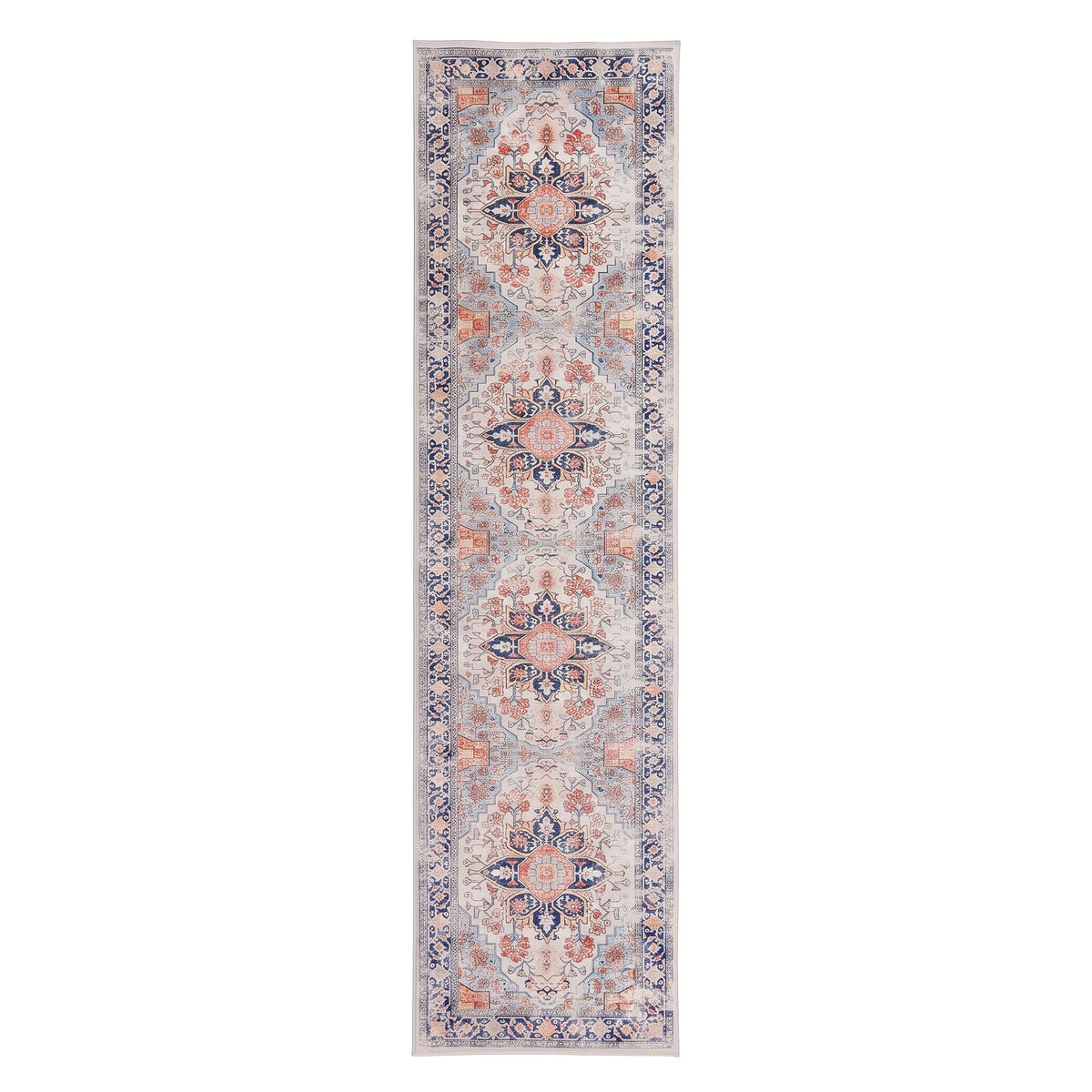 60 x 300 cm Runner Rug for Living Room, Kitchen, Entryway & Bedroom – Crease-Free, Foldable, Water-Repellent, Non-Shedding Polyester - Home & Garden > Rugs > Round Rugs - Rivercity House & Home Co. (ABN 18 642 972 209) - Affordable Modern Furniture Australia