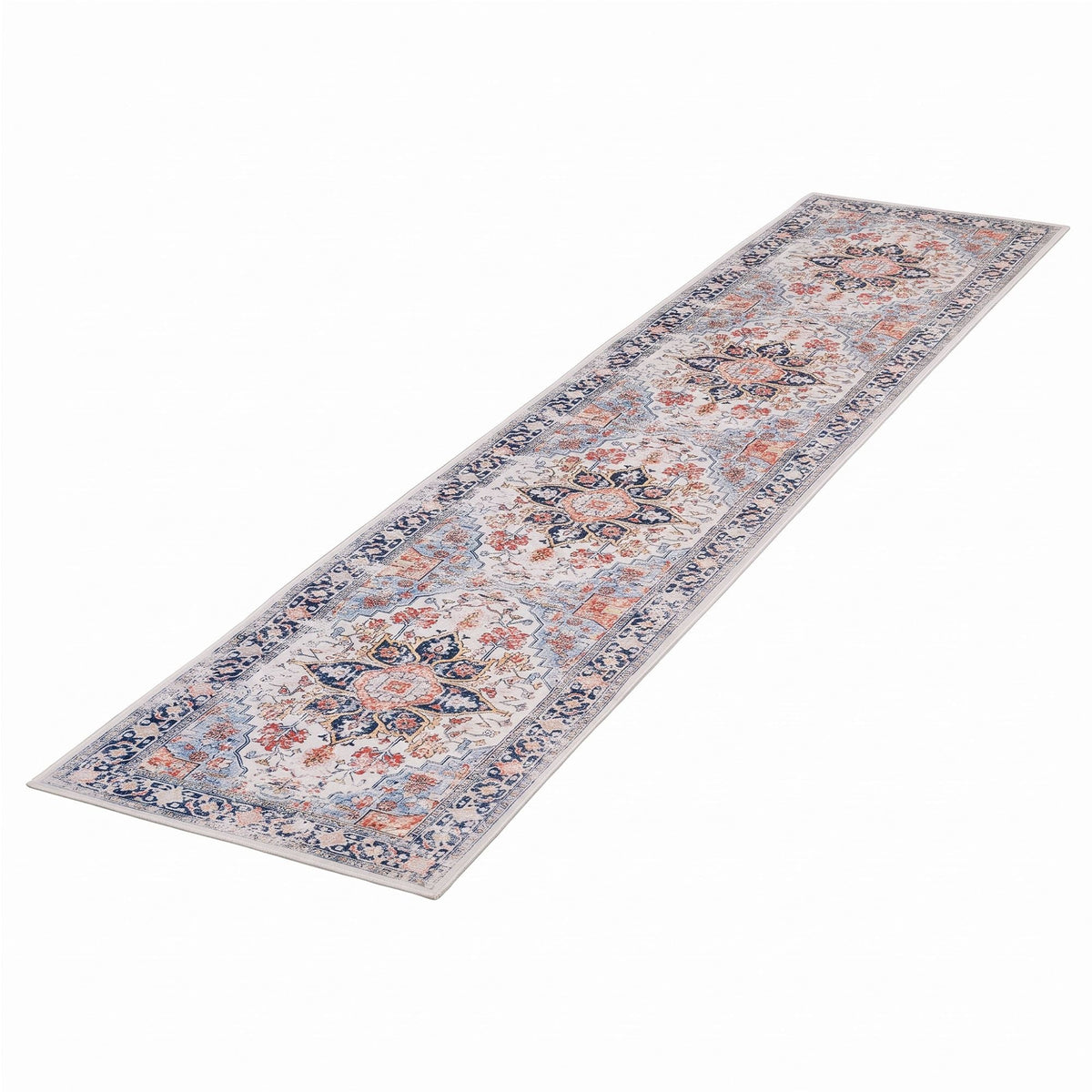 60 x 300 cm Runner Rug for Living Room, Kitchen, Entryway & Bedroom – Crease-Free, Foldable, Water-Repellent, Non-Shedding Polyester - Home & Garden > Rugs > Round Rugs - Rivercity House & Home Co. (ABN 18 642 972 209) - Affordable Modern Furniture Australia