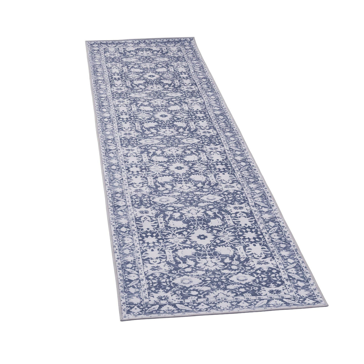 60 x 300 cm Runner Rug with Pad-Free Dense Dot Anti-Slip Backing, Washable, Robot Vacuum Friendly, Vintage Style - Home & Garden > Rugs > Round Rugs - Rivercity House & Home Co. (ABN 18 642 972 209) - Affordable Modern Furniture Australia