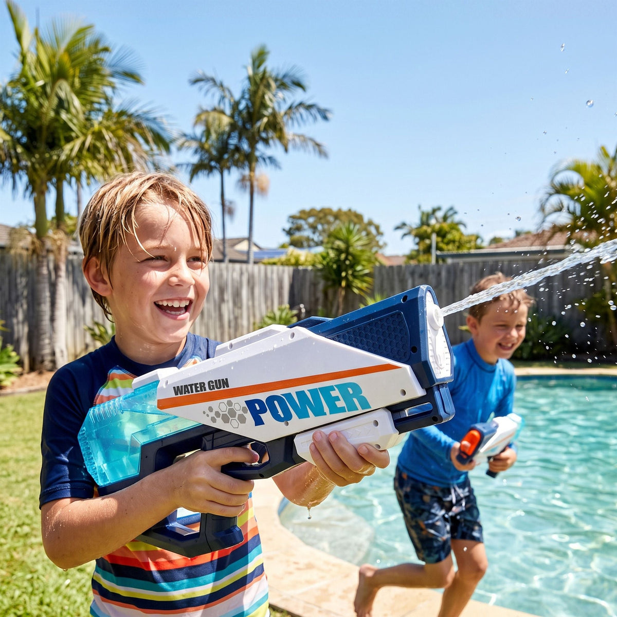600cc Kids Water Gun Water Blaster Toy for Pool and Beach Play - Blue - Baby & Kids > Baby & Kid's Toys > Outdoor Play Equipment - Rivercity House & Home Co. (ABN 18 642 972 209) - Affordable Modern Furniture Australia