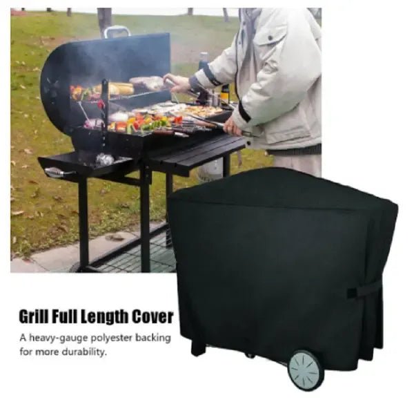 600D Polyester Waterproof Grill Cover for Weber Q2000 & Q3000 Gas Grills 112 x 64 x 96 cm - Black - Home & Garden > BBQ > BBQs & Accessories - Rivercity House & Home Co. (ABN 18 642 972 209) - Affordable Modern Furniture Australia